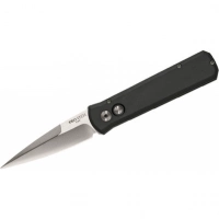 Автоматический складной нож Godson™ Solid Black Handle, Satin Blade купить в Нижневартовске