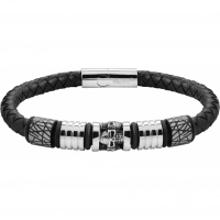 Браслет Zippo Five Charms Leather Bracelet с 5 шармами (22 см) купить в Нижневартовске