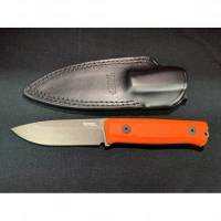 Нож LionSteel Bushcraft-R, сталь Sleipner, рукоять G10, оранжевый купить в Нижневартовске