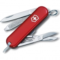 Нож перочинный Victorinox Signature, сталь X55CrMo14, рукоять Cellidor®, красный купить в Нижневартовске