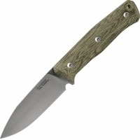 Нож с фиксированным клинком LionSteel B35, сталь Sleipner, рукоять Green canvas micarta купить в Нижневартовске