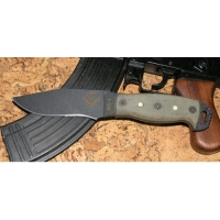 Нож с фиксированным клинком Ontario «NS-4 Black Canvas Micarta Handle» купить в Нижневартовске