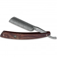 Опасная бритва Boker Damascus Curly Birch 6/8, сталь дамаск, рукоять коричневая береза купить в Нижневартовске