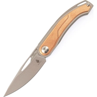 Складной нож Kizer Apus, сталь CPM S35VN, рукоять титан/ Bronze Carbon купить в Нижневартовске