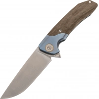 Складной нож Maxace Goliath Blue, сталь Bohler K110, Micarta купить в Нижневартовске