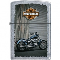 Зажигалка ZIPPO Harley-Davidson® Байк, с покрытием Street Chrome™, латунь/сталь, серебристая, 36x12x56 мм купить в Нижневартовске