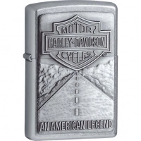 Зажигалка ZIPPO Harley-Davidson® Легенда, с покрытием Street Chrome™ купить в Нижневартовске