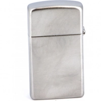 Зажигалка ZIPPO Slim® с покрытием Satin Chrome™, латунь/сталь, серебристая, матовая, 30х10×55 мм купить в Нижневартовске