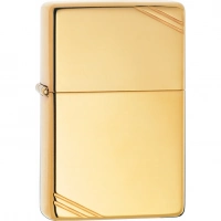 Зажигалка ZIPPO Vintage™ с покрытием High Polish Brass купить в Нижневартовске